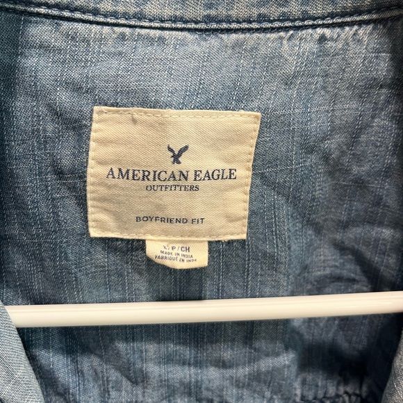 American Eagle Outfitters Light Blue Shirt - Picture 2 of 3